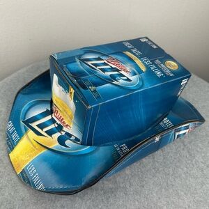 Miller Lite Beer Box Cowboy Party Hat
